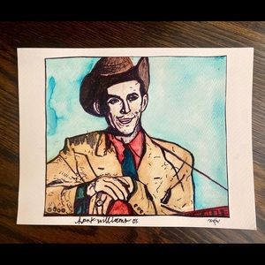 Hank Williams senior art print